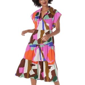 NEW CROSBY BY MOLLIE BURCH watson dress in shape shifter XS